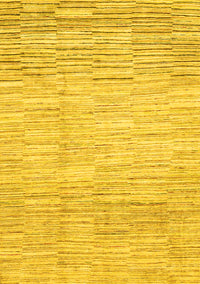 Solid Yellow Modern Rug, abs1377yw