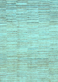 Solid Light Blue Modern Rug, abs1377lblu