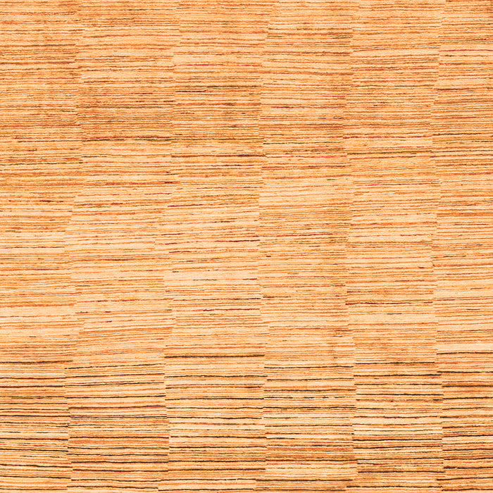 Square Solid Orange Modern Rug, abs1377org