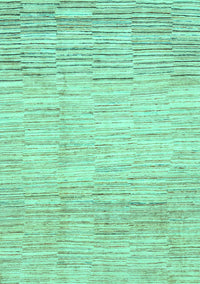 Solid Turquoise Modern Rug, abs1377turq