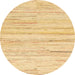 Round Abstract Orange Solid Rug, abs1378