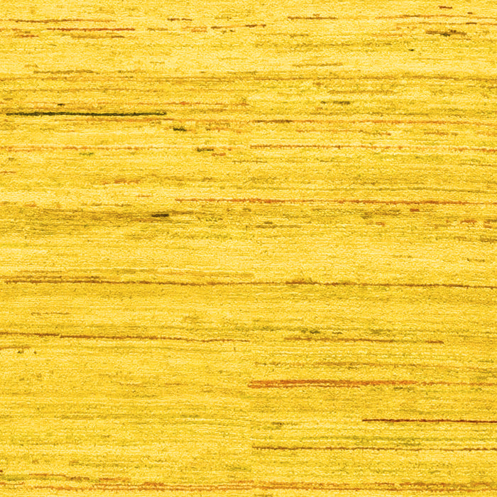 Machine Washable Solid Yellow Modern Rug, wshabs1378yw