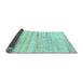 Sideview of Solid Light Blue Modern Rug, abs1378lblu