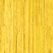 Square Solid Yellow Modern Rug, abs1378yw