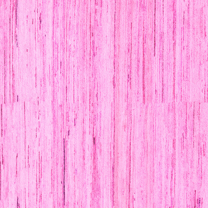 Square Solid Pink Modern Rug, abs1378pnk