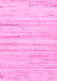 Machine Washable Solid Pink Modern Rug, wshabs1378pnk