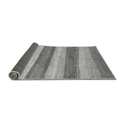 Sideview of Abstract Gray Modern Rug, abs1379gry