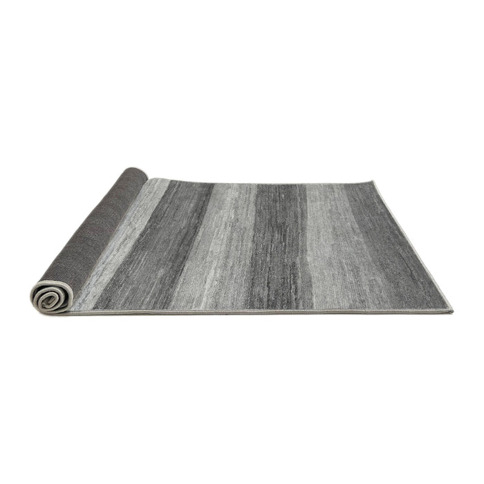 Sideview of Abstract Gray Modern Rug, abs1379gry