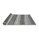 Sideview of Abstract Gray Modern Rug, abs1379gry