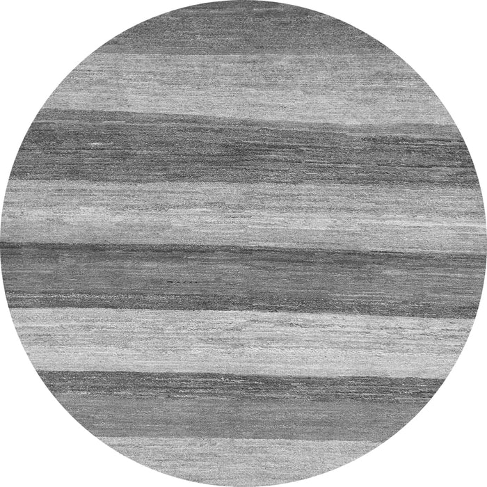 Round Abstract Gray Modern Rug, abs1379gry