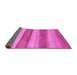 Sideview of Abstract Pink Modern Rug, abs1379pnk