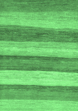 Abstract Emerald Green Modern Rug, abs1379emgrn