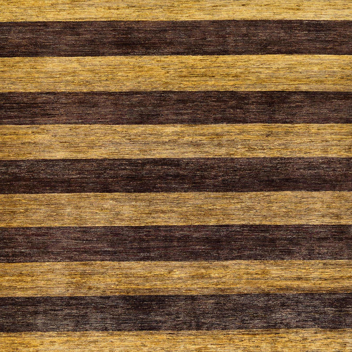 Square Abstract Bakers Brown Modern Rug, abs137