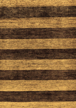 Abstract Brown Modern Rug, abs137brn