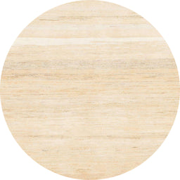 Round Abstract Khaki Gold Solid Rug, abs1380