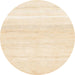 Round Machine Washable Abstract Khaki Gold Rug, wshabs1380