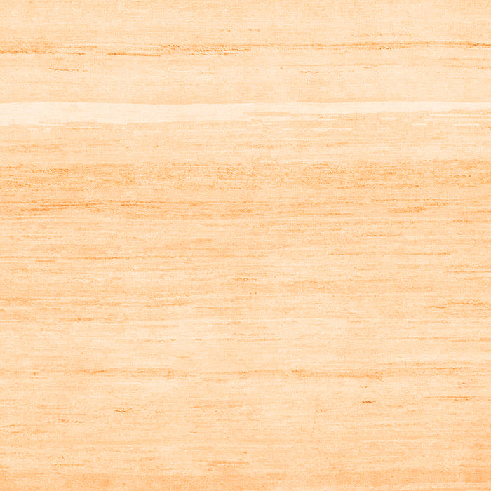 Square Solid Orange Modern Rug, abs1380org