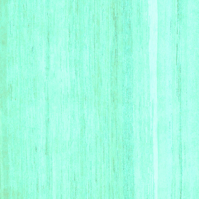 Square Machine Washable Solid Turquoise Modern Area Rugs, wshabs1380turq