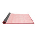 Solid Red Modern Area Rugs