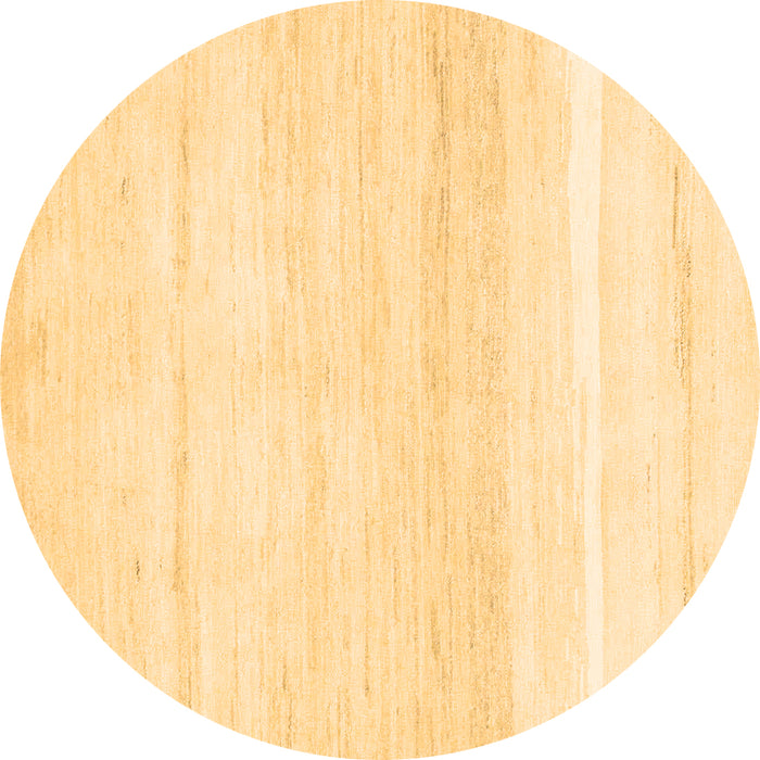 Round Solid Brown Modern Rug, abs1380brn