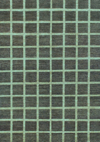 Checkered Light Blue Modern Rug, abs1381lblu