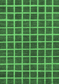 Checkered Emerald Green Modern Rug, abs1381emgrn