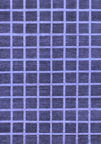 Checkered Blue Modern Rug, abs1381blu