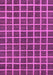 Checkered Purple Modern Rug, abs1381pur