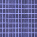 Square Machine Washable Checkered Blue Modern Rug, wshabs1381blu