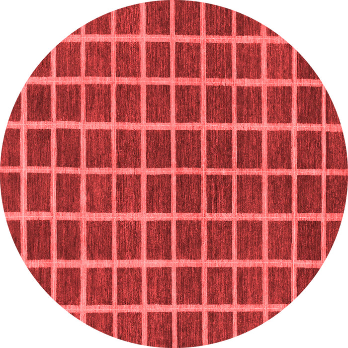 Checkered Red Modern Rug, abs1381red