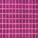 Square Machine Washable Checkered Pink Modern Rug, wshabs1381pnk