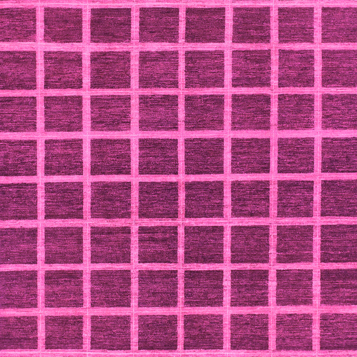 Checkered Pink Modern Rug, abs1381pnk