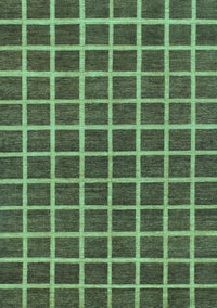 Checkered Turquoise Modern Rug, abs1381turq