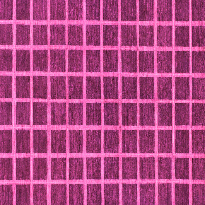 Square Checkered Pink Modern Rug, abs1381pnk