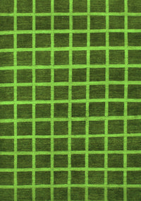 Checkered Green Modern Rug, abs1382grn