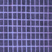 Square Machine Washable Checkered Blue Modern Rug, wshabs1382blu