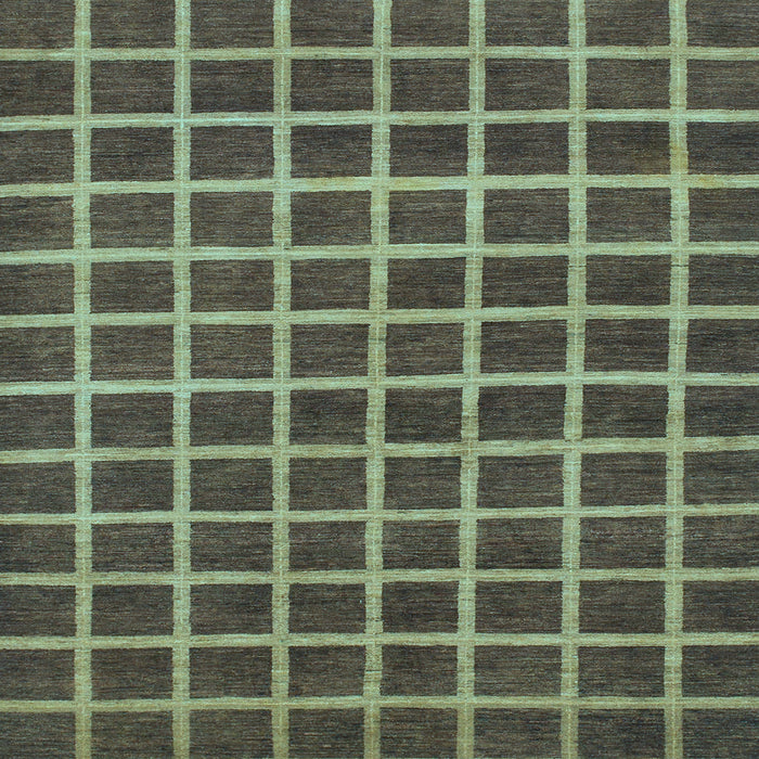 Square Checkered Light Blue Modern Rug, abs1382lblu