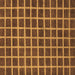 Square Machine Washable Checkered Brown Modern Rug, wshabs1382brn