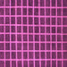Square Machine Washable Checkered Purple Modern Area Rugs, wshabs1382pur