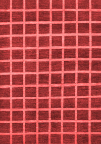 Checkered Red Modern Rug, abs1382red