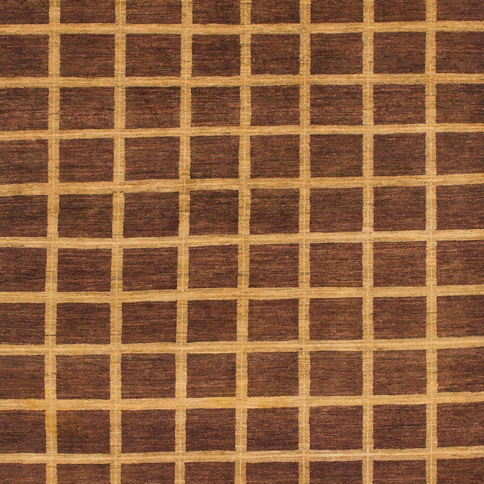 Machine Washable Abstract Saffron Red Rug, wshabs1382