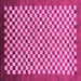 Square Checkered Pink Modern Rug, abs1383pnk