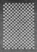 Checkered Gray Modern Rug, abs1383gry