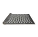 Sideview of Checkered Gray Modern Rug, abs1383gry