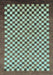 Machine Washable Checkered Light Blue Modern Rug, wshabs1383lblu