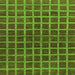 Square Checkered Green Modern Rug, abs1384grn