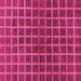 Square Checkered Pink Modern Rug, abs1384pnk