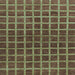 Square Machine Washable Checkered Light Blue Modern Rug, wshabs1384lblu