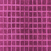 Square Checkered Purple Modern Rug, abs1384pur