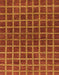 Abstract Red Checkered Rug, abs1384